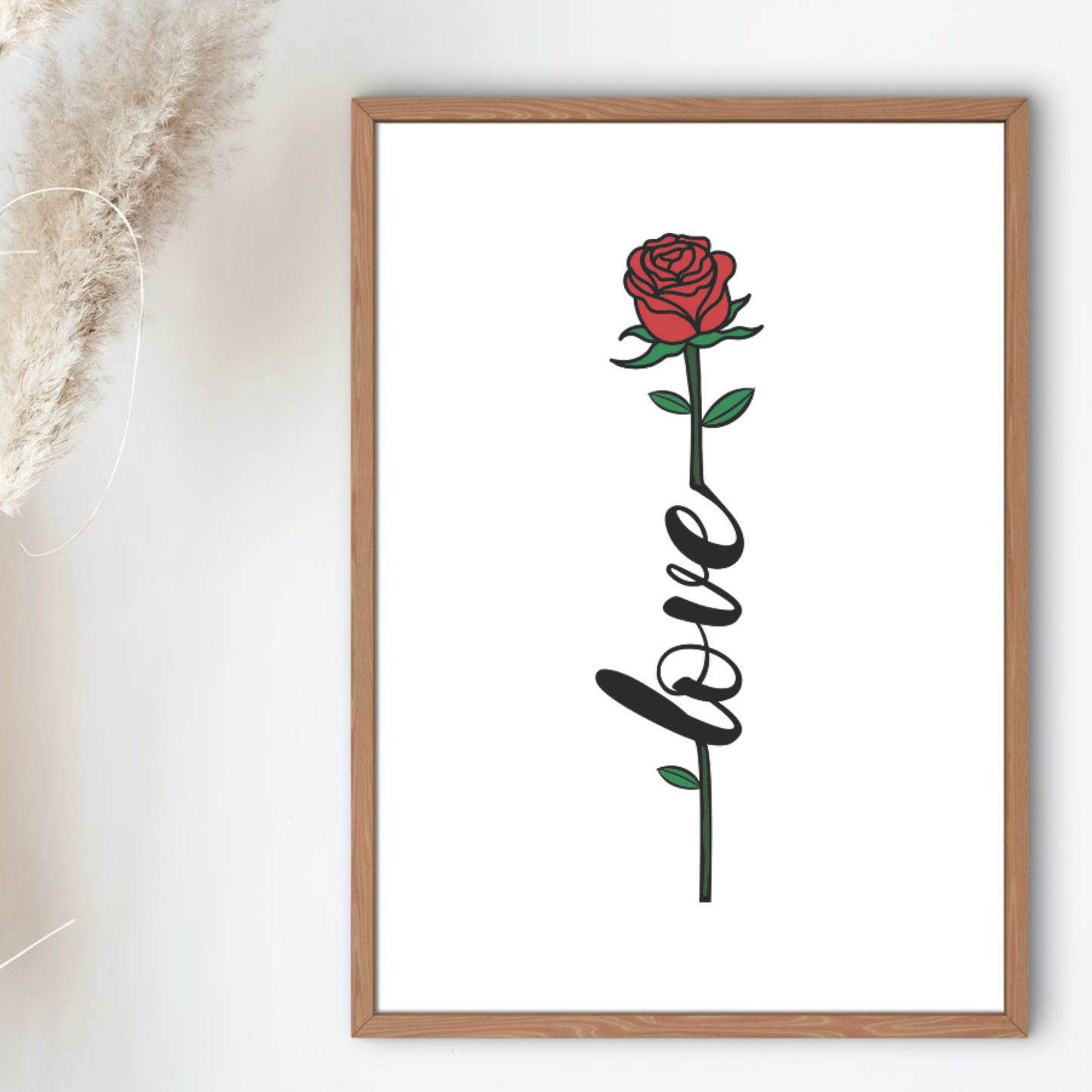 Romantic Rose SVG Design for Valentine’s Day – Perfect for DIY Love Shirts, Gifts & Crafts