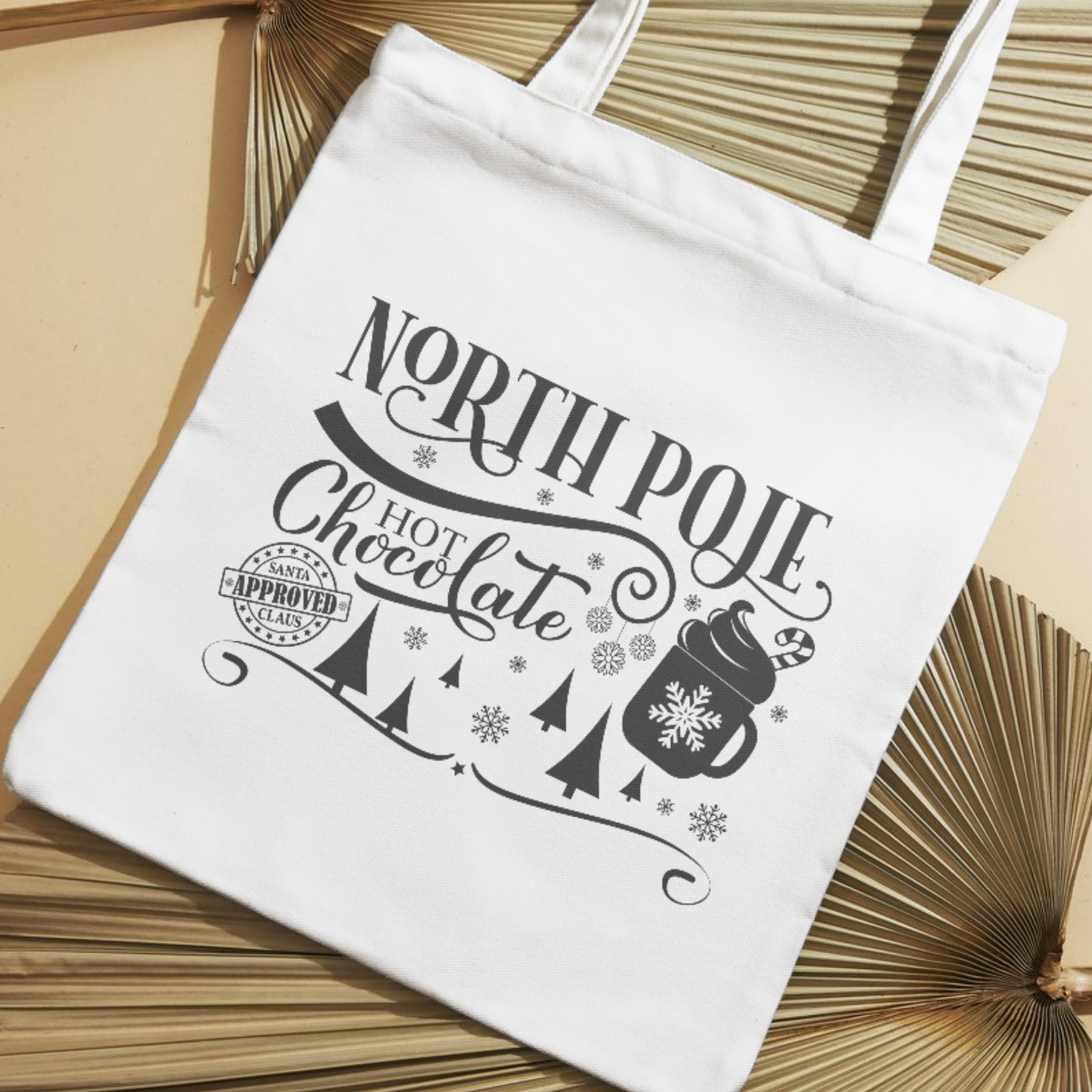 North Pole Hot Chocolate SVG | Christmas SVG | Santa Claus Approved | Instant Download for Cricut & Silhouette