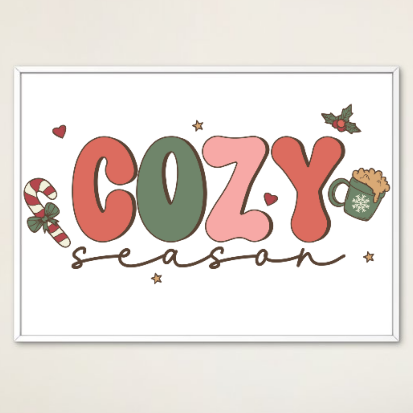 Cozy Season SVG Bundle | Christmas Jumper, Winter Vibes, Stay Home, Merry Christmas | Instant Download SVG, PNG, PDF for DIY Holiday Crafting