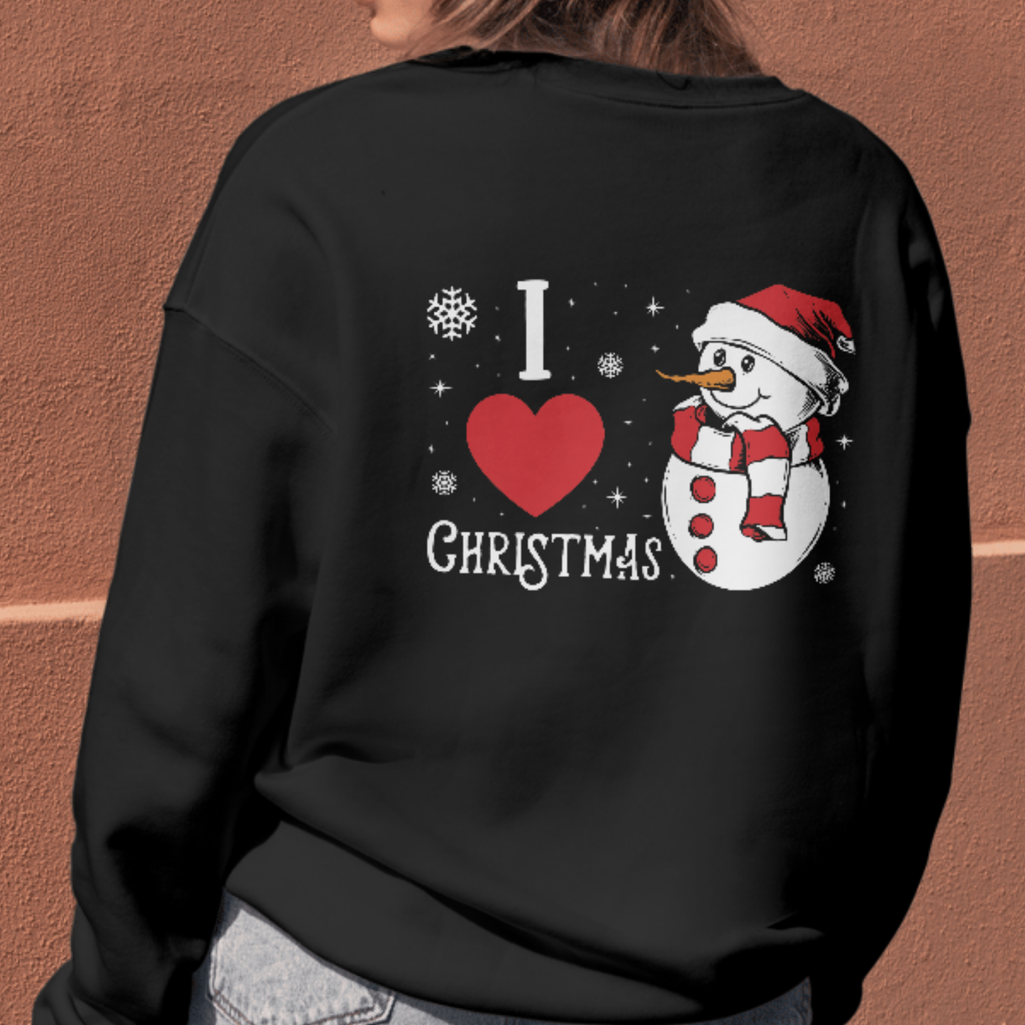 I Love Christmas Snowman SVG | Winter Wonderland SVG | Instant Download for Cricut & Silhouette | Holiday Decor & Christmas Shirt Design