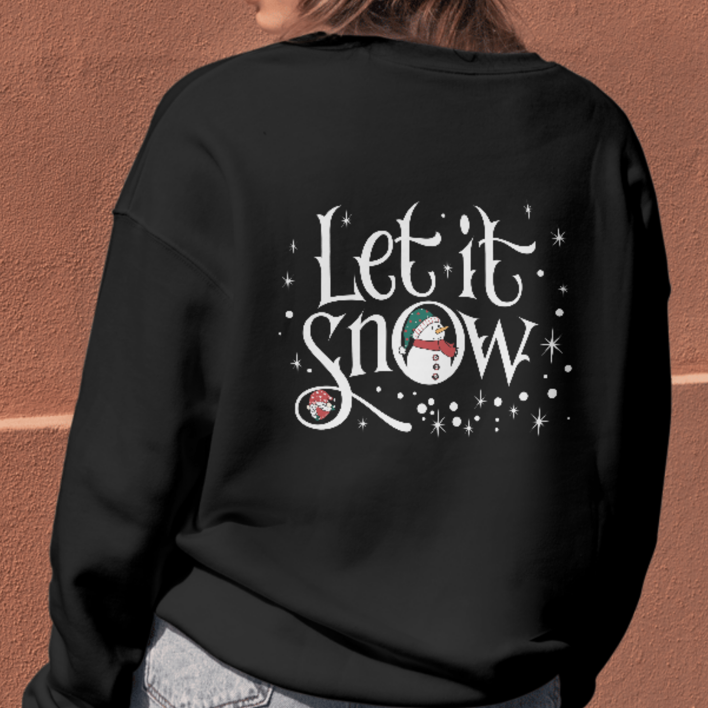 Let It Snow SVG | Winter Wonderland SVG | Snowflake Christmas Design | Holiday Ornament Clipart for Cricut & Silhouette | Instant Download