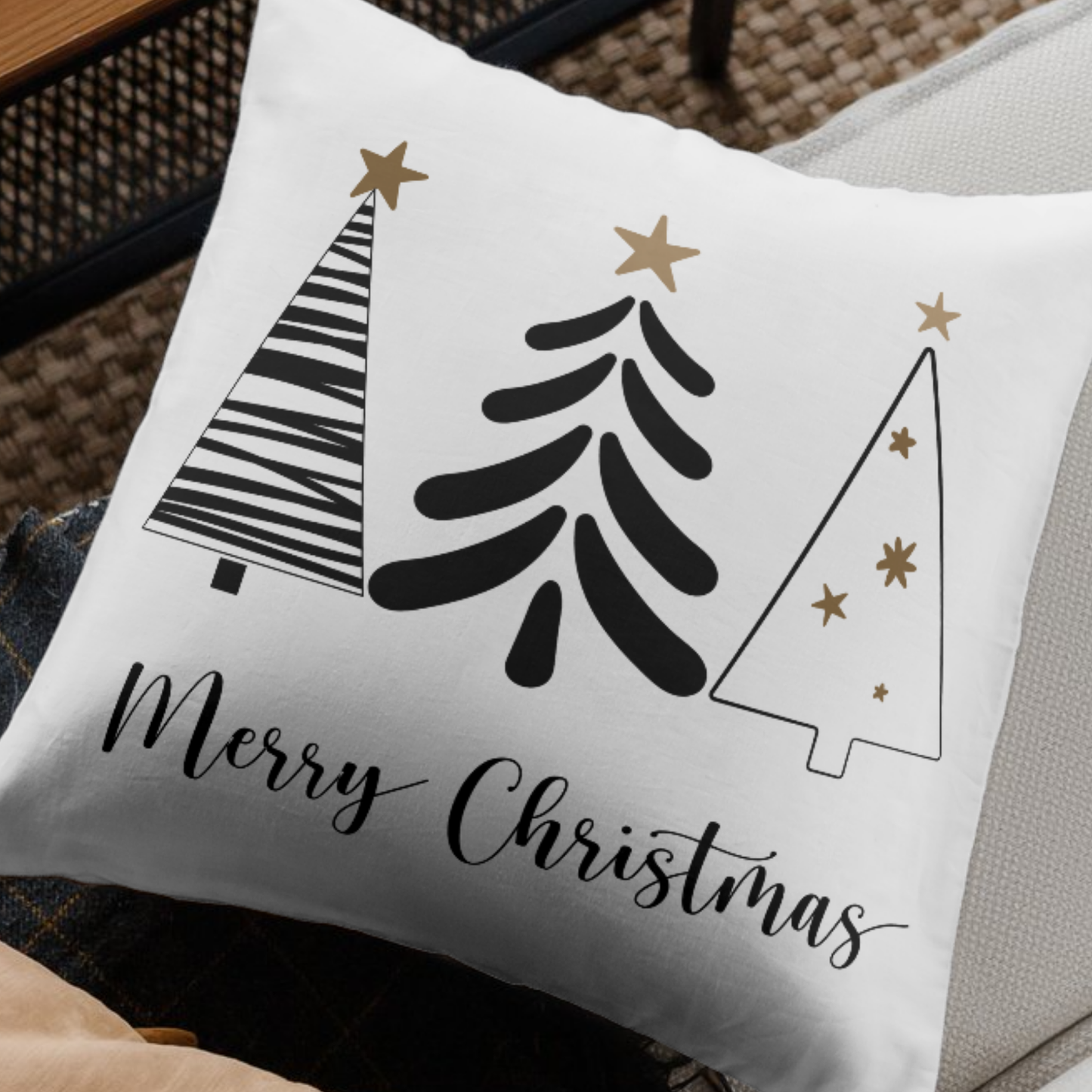 Merry Christmas Tree SVG | Festive Christmas Trees Design | Winter Wonderland DIY Decor | Perfect for Cricut & Silhouette