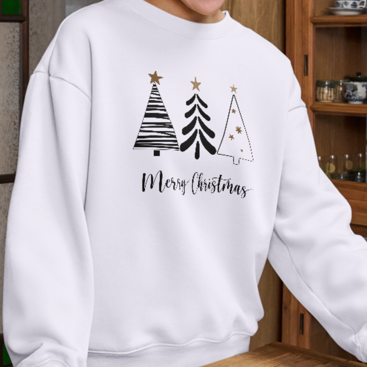 Merry Christmas Tree SVG | Festive Christmas Trees Design | Winter Wonderland DIY Decor | Perfect for Cricut & Silhouette