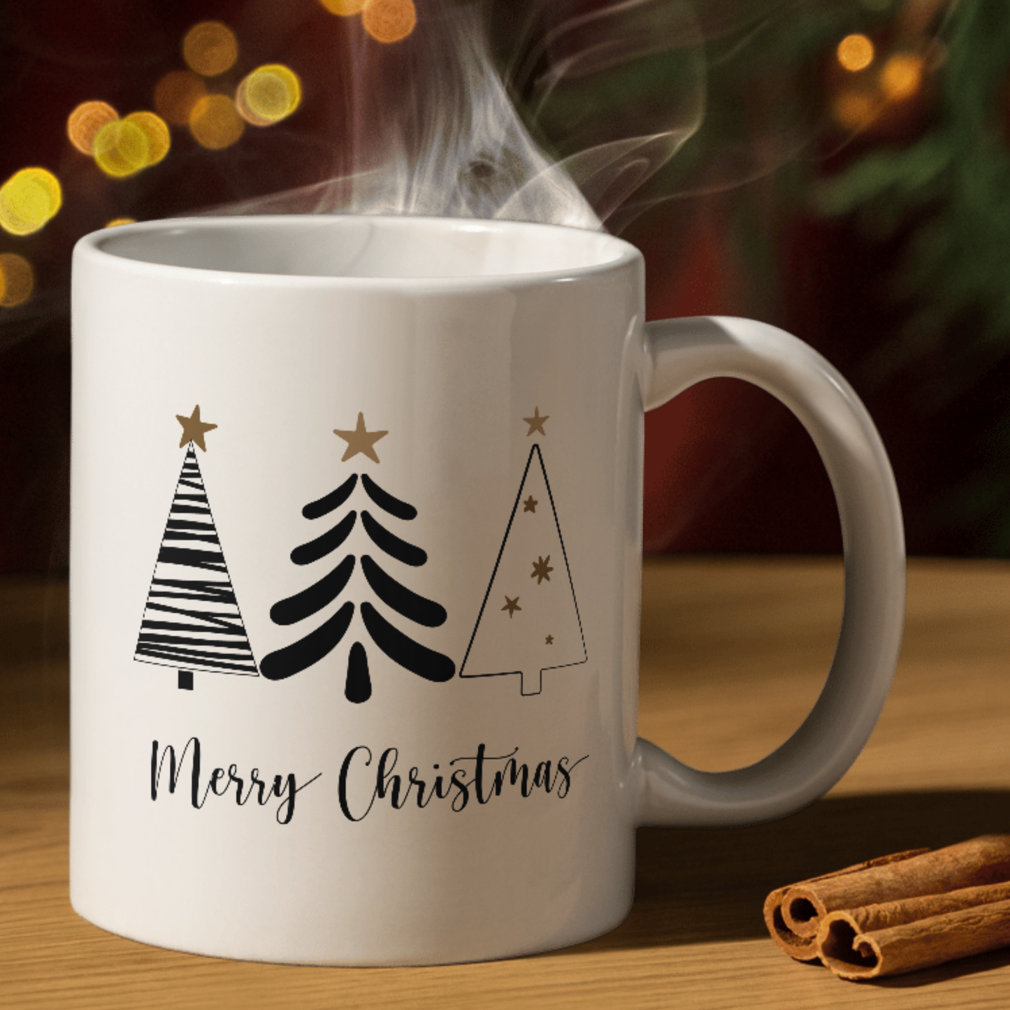 Merry Christmas Tree SVG | Festive Christmas Trees Design | Winter Wonderland DIY Decor | Perfect for Cricut & Silhouette