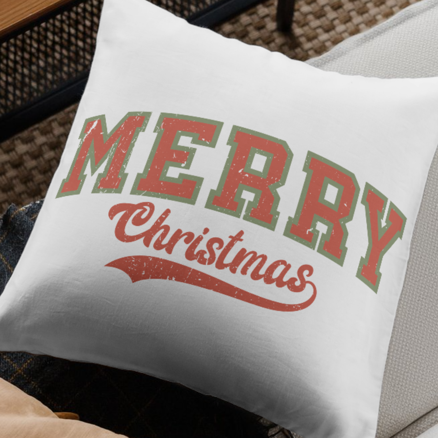 Merry Christmas Varsity SVG | Festive Holiday Design | Instant Download for DIY Crafts, Cards & Decor | Perfect for Christmas Apparel & Gifts