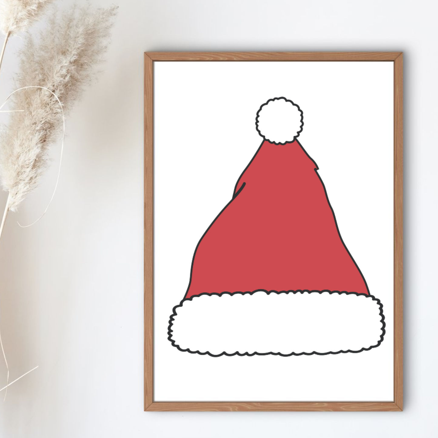 Santa Hat SVG | Christmas Hat SVG | Layered Santa SVG for Cricut & Silhouette | Instant Download for Holiday Crafts