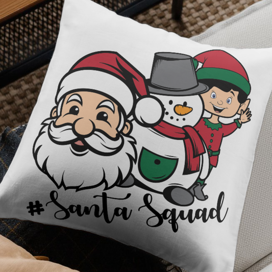 Santa Squad SVG | Christmas Hat Design | Instant Download for Cricut & Silhouette | Perfect for Holiday Shirts & Festive DIY Crafts