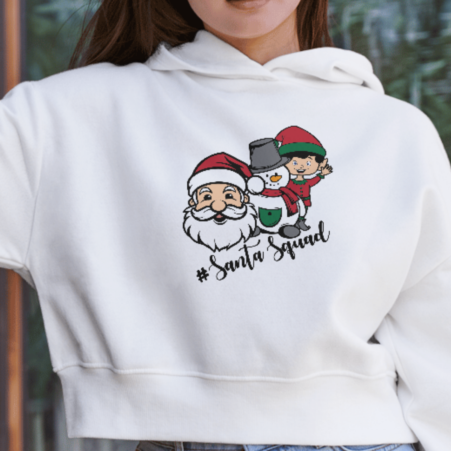 Santa Squad SVG | Christmas Hat Design | Instant Download for Cricut & Silhouette | Perfect for Holiday Shirts & Festive DIY Crafts