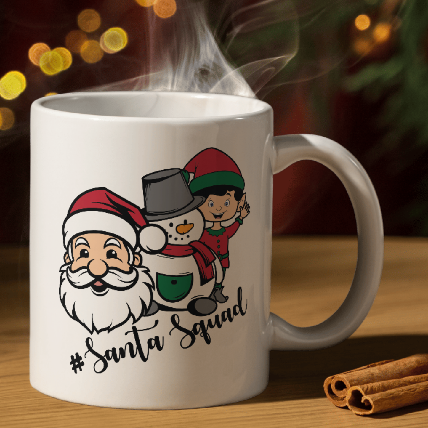 Santa Squad SVG | Christmas Hat Design | Instant Download for Cricut & Silhouette | Perfect for Holiday Shirts & Festive DIY Crafts