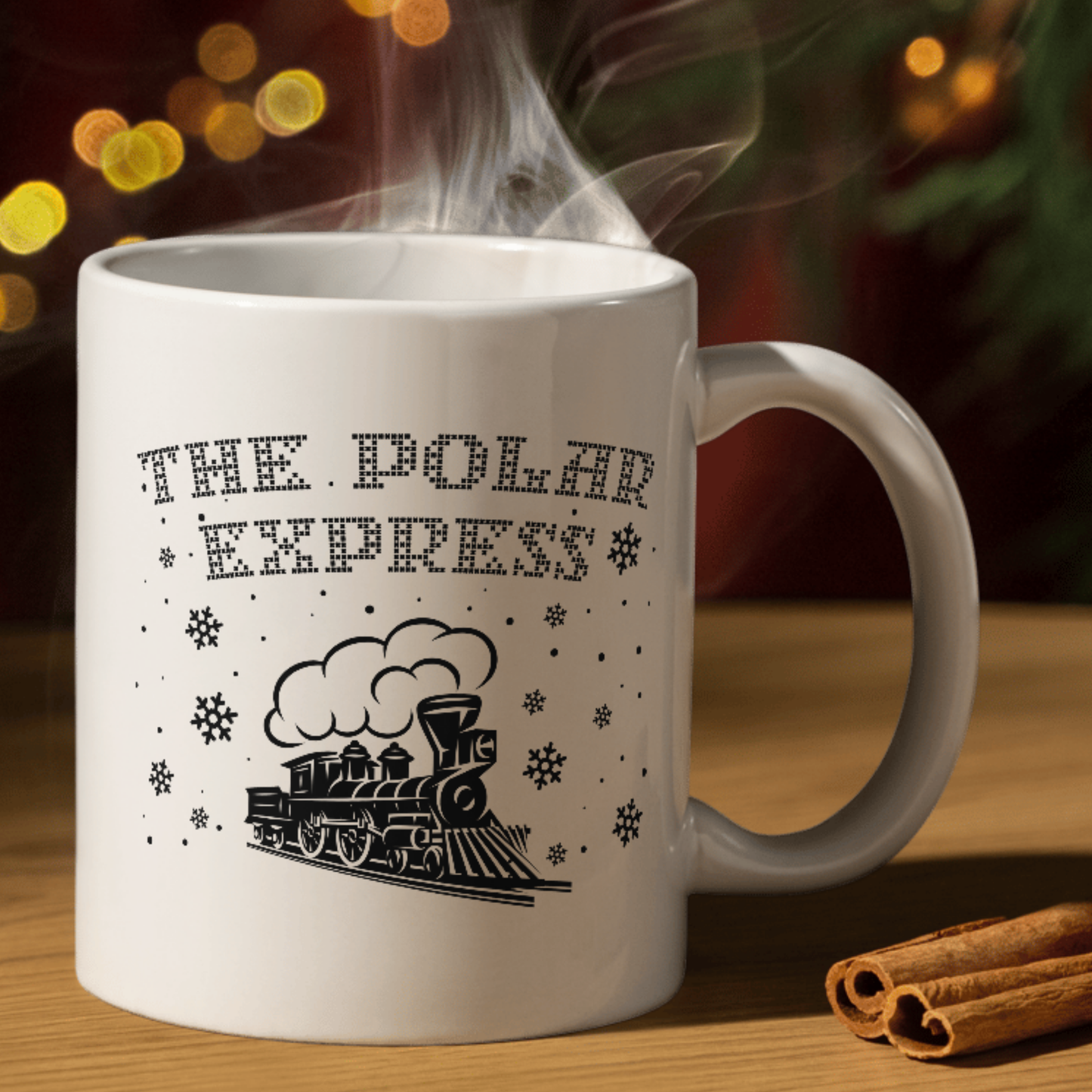 The Polar Express Train SVG | Christmas Express SVG | Farmhouse Christmas Laser Cut File | Digital Download for Holiday Crafts