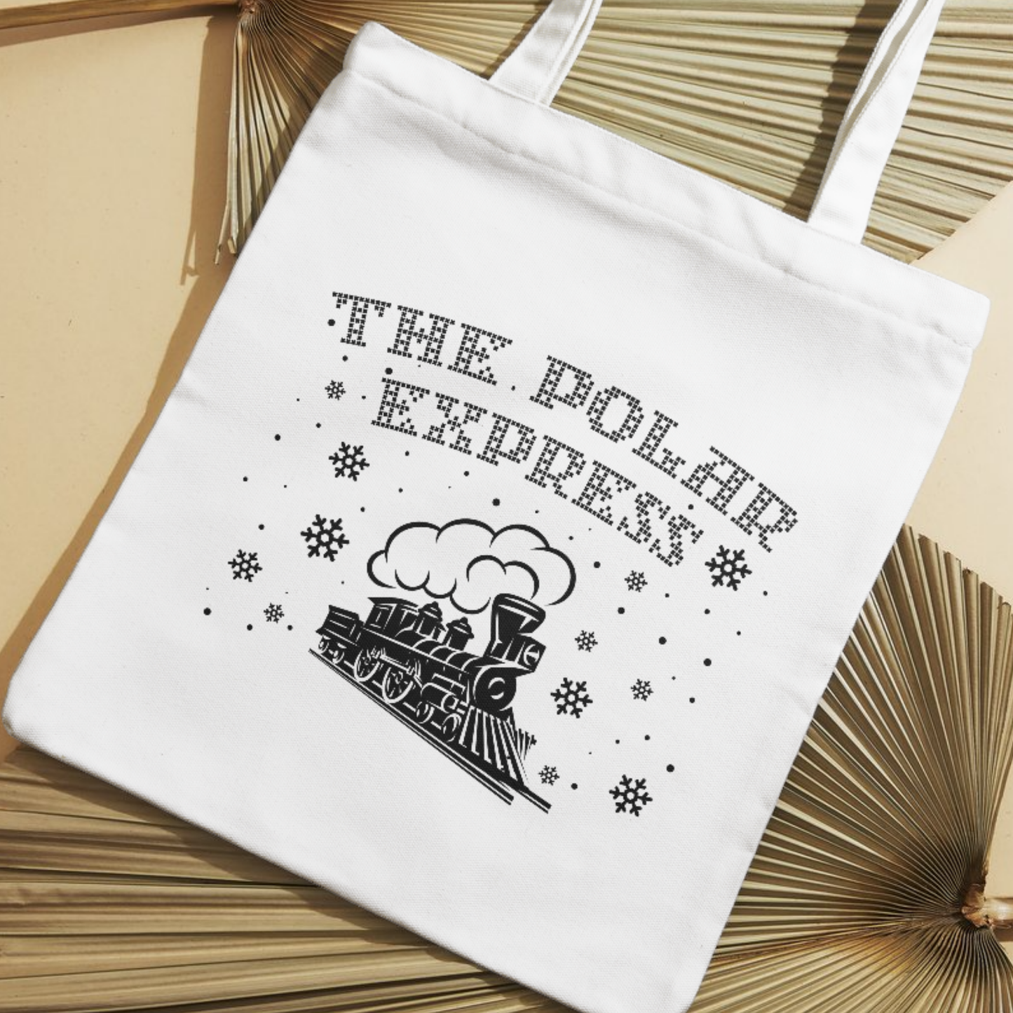 The Polar Express Train SVG | Christmas Express SVG | Farmhouse Christmas Laser Cut File | Digital Download for Holiday Crafts